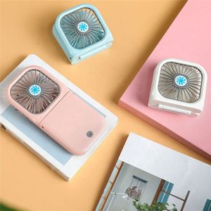 2024 New Arrivals Rechargeable Portable Fans With Phone Holder Power Bank Mini Usb Table Handheld or Neck Fan - Product Image 4