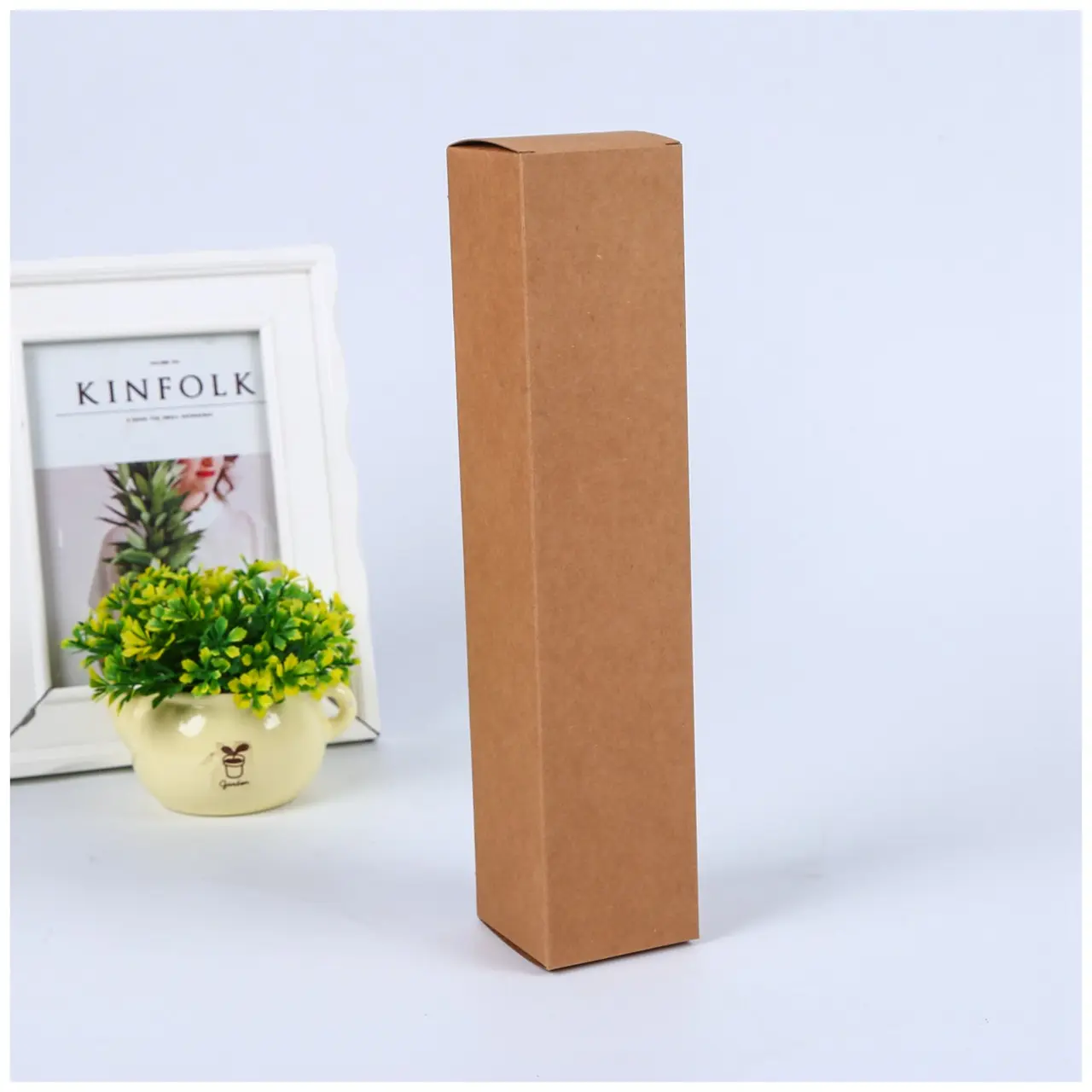 Cuboid Blank Box White Card Cattle Card, Daily Necessities Color Printing Can Be Customized Packaging Box
