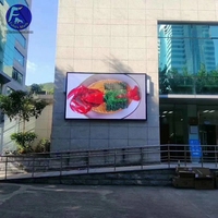 Pantalla LED Solar Digital Móvil para Publicidad en Exteriores, Cartel de Promoción Temporal para Edificios