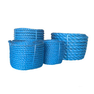 Cordes d'emballage en PP colorées, cordes en polypropylène à film séparé, 3 brins torsadés, cordes de tirage, 4 mm, 6 mm, 8 mm, 10 mm, 12 mm, 14 mm, 16 mm, 18 mm, 20 mm - Product Image 2