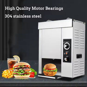 Machine à griller automatique en acier inoxydable pour pains à hamburger, machine à faire des pains à hamburger, grille-<span class=keywords><strong>pain</strong></span> à pains à hamburger - Product Image 5
