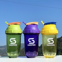 Nouveau shaker à protéines en gros pour PC, pour le sport, la remise en forme, le mélange de milkshake, design étanche et scellé, logo personnalisé