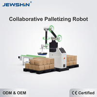 Ligne d'emballage Cobot de palettisation automatique du bras robot Delta pour pain, gâteau, biscuit, tortilla, aliments congelés, palettiseur collaboratif