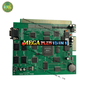 Carte mère de jeu horizontale 15-en-1 <span class=keywords><strong>Mega</strong></span> <span class=keywords><strong>Plus</strong></span> 15-en-1-P1 à monnayeur, version anglaise, pour machine de jeu d'adresse, destinée aux fournisseurs de divertissement - Product Image 3