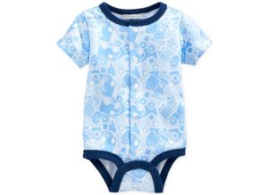 Mono de Verano para Bebé Niño, Diseño Simple y Lindo con Estampado y Bordado, Gran Venta - Product Image 3