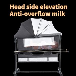 <span class=keywords><strong>Cuna</strong></span> Moderna de Lujo 2 en 1 Multifuncional, <span class=keywords><strong>Cuna</strong></span> de Metal, Cama para Bebés, Cambiador, Corralito para Niños, Uso en Exteriores, <span class=keywords><strong>Parque</strong></span>, Baño - Product Image 6