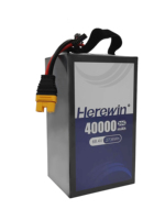 Batterie lithium-ion rechargeable semi-solide Herewin pour drone, à décharge rapide, 1000 cycles, 68,4 V 18S 40000 mAh 30C