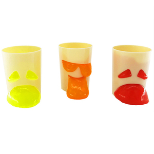 Juguete para Niños, Plastilina de Arcilla Plástica No Tóxica y Ecológica, 4 Colores, Caras Sonrientes, Slime de Cristal Divertido en Vaso, Juguetes Educativos - Product Image 3