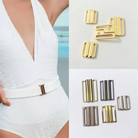 Conectores de Bikini de 20mm, Cierres Metálicos para Trajes de Baño y Hebillas de Ajuste para Sujetadores, Accesorios de Confección, de Fabricante y Proveedor