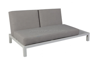 Leisure Frame Slat Modern <b>L</b> <b>Shape</b> Soft Cushions Customized Colors Garden Furniture Set Corner Lounge <b>Sofas</b> - Product Image 4