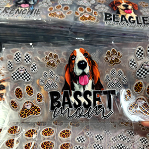 Envolturas para Vasos de PET de 16 oz con Diseño de Perro <span class=keywords><strong>Beagle</strong></span>, Resistentes a los Rayos UV, Adhesivos de Transferencia Impermeables para Vasos y Tazas, Venta al Por Mayor - Product Image 2