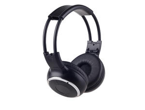 Auriculares inalámbricos estéreo, cascos de tres canales RF/UHF para fiesta silenciosa y película RF2008 - Product Image 4