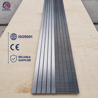 Crémaillère à dents droites en acier de haute précision, traitement de surface par trempage haute fréquence, certifiée ISO9001