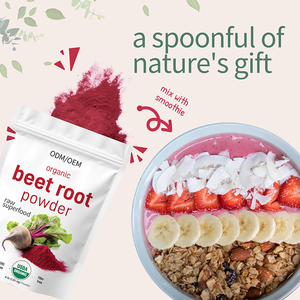 Organik pancar özü tozu pancar kök tozu beslenme sağlık kalp takviyeleri kan basıncı desteği pancar tozu - Product Image 3