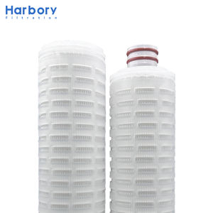 מחסנית סינון ממברנה PTFE בעלת זרימה גבוהה 0.1 0.22 0.45 מיקרון מחסנית סינון קפלים לסינון נוזלים טהורים מאוד - Product Image 6