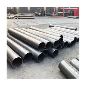 Schedule 40 q235b ERW tubo redondo soldado de carbono para material de construcción
