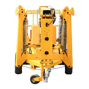 KCCL Kinglift New Condition 20m Steel Trailer Boom 360 Plataforma giratoria 200kg Capacidad de carga para minas de construcción al por menor - Product Image 4