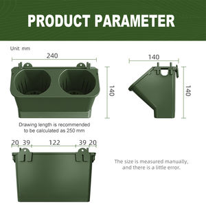Les plantes d'intérieur peuvent être empilées verticalement et suspendues dans des pots <span class=keywords><strong>de</strong></span> fleurs en plastique sur le <span class=keywords><strong>mur</strong></span> - Product Image 4
