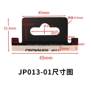 Hot Sale PP Plastic Hole <b>Hook</b> <b>Adhesive</b> Hanging Hole hang Tab Supermarket Self <b>Adhesive</b> Packing Plastic hang Tabs - Product Image 4