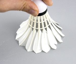 Vente en gros, plume d'oie de classe a, logo personnalisé, utilisation pratique, volant d'entraînement léger, <span class=keywords><strong>badminton</strong></span> - Product Image 4