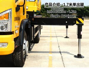 Grue mobile sur camion Senyuan de 10 tonnes avec flèche télescopique pour la construction - Product Image 4