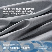 Vêtements de sport en tissu brocart de polyester 155g/m, tricoté, séchage rapide, teint, anti-humidité, protection solaire, pour les déplacements en extérieur