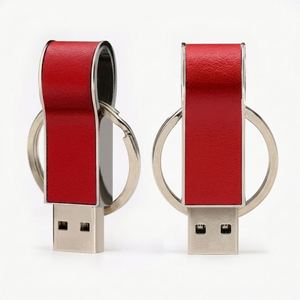 Llavero de Cuero con Memoria USB, Logotipo Personalizado, Regalo Corporativo, Pendrive al por Mayor de 32GB 64GB 128GB para Promoción - Product Image 2