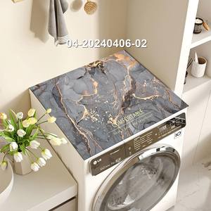 Résistant à la <span class=keywords><strong>chaleur</strong></span> 1pc poêle protecteur tapis rustique décor à la maison motif caoutchouc poêle couverture pour électrique verre poêle laveuse sécheuse - Product Image 3