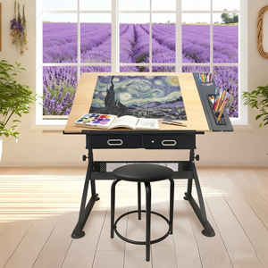 <span class=keywords><strong>Table</strong></span> à <span class=keywords><strong>dessin</strong></span> en bois pour <span class=keywords><strong>architecte</strong></span> avec angles réglables, <span class=keywords><strong>table</strong></span> de peinture pour artiste - Product Image 6