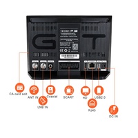 V8 UHD FTA DVB S2/S2X T2 câble ISDBT ATSC récepteur de télévision par satellite DVB 4K décodeur d'affichage haute définition double cœur 64 mo