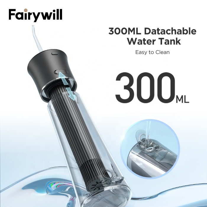 Fairywill FW F30 портативный ирригатор для полости рта, беспроводной Перезаряжаемый Электрический ирригатор для полости рта
