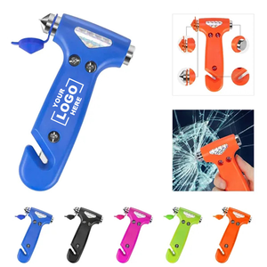 Individuelles Logo Auto-Notfallhammer Fluchtwerkzeug für Fahrzeuge Glasbrecher Tragbarer Notfallhammer mit Gurtschneider - Product Image 1