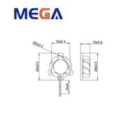 Ventilador Axial DC 3010 de 28 mm x 28 mm x 10 mm, 5 V/12 V, Mini Ventilador de Refrigeración sin Escobillas para Gestión Térmica de Dispositivos Electrónicos Pequeños