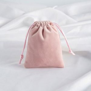 Custom <b>Drawstring</b> <b>Pouch</b> Personalized Cotton Canvas Jewelry Gift Packaging Bag with Logo for Weddings and Events - Product Image 1