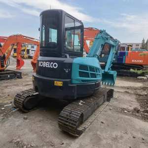 Escavatore Cingolato Usato <span class=keywords><strong>Kobelco</strong></span> <span class=keywords><strong>Sk55</strong></span> Sk75 da 5,5 e 7,5 Tonnellate, Macchinari Edili di Seconda Mano in Vendita - Product Image 4