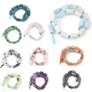 Cuentas Coloridas al por Mayor, Forma de Cilindro de 8x11 mm, Cristal Natural para Hacer Joyería DIY, Espaciador Arbitrario de Cuentas Sueltas - Product Image 6