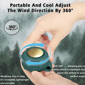Mini <span class=keywords><strong>ventilateur</strong></span> portable <span class=keywords><strong>sans</strong></span> <span class=keywords><strong>pales</strong></span> à clipser pour la taille, <span class=keywords><strong>silencieux</strong></span>, 3 vitesses, mini-<span class=keywords><strong>ventilateur</strong></span> tourbillon <span class=keywords><strong>silencieux</strong></span> à clipser pour chemise - Product Image 5
