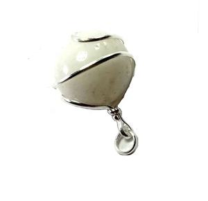 High quality white jade <b>sphere</b> Wire Wrapped Pendant Classic Style Quartz <b>Crystal</b> ball Gemstone Necklace Healing wholesaler - Product Image 4