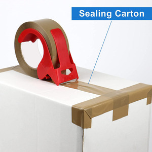 Cinta de embalaje de color marrón/tostado Cinta adhesiva fuerte para envío y mudanza, sellado fuerte en todos los tipos de cajas - Product Image 5