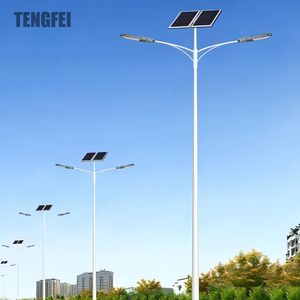 Lampadaire solaire LED en alliage d'aluminium étanche IP65 avec batterie pour éclairage routier extérieur – Meilleures ventes - Product Image 4