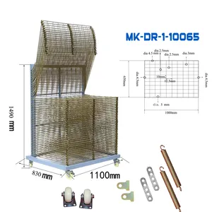 Industrial Multi-Rack Screen Printing Drying Racks