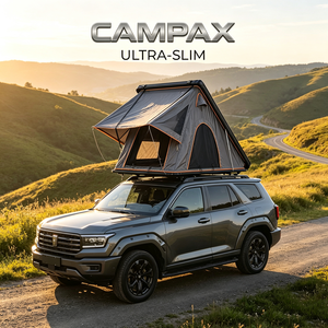 Tenda da Tetto Universale per Auto 4 Stagioni Impermeabile con Apertura Automatica Guscio Rigido Riparo per Dormire all'Aperto per Jeep, Camion, SUV, Campeggio - Product Image 1