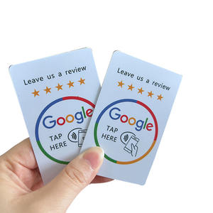 <span class=keywords><strong>Carte</strong></span> PVC NFC Programmable RFID pour Médias Sociaux, Tap-to-Review, <span class=keywords><strong>Carte</strong></span> Cadeau Google YouTube Play, Vente en Gros d'Usine pour Entreprises - Product Image 4