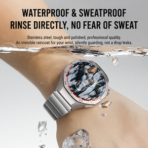 Cinturino in Acciaio Inossidabile a Sgancio Rapido da 22mm per Huawei Watch GT5 Pro 46mm 3/4 Pro GT4 GT6/3P <span class=keywords><strong>GT2</strong></span>/2e/2P, Cinturini Metallici di Lusso - Product Image 6