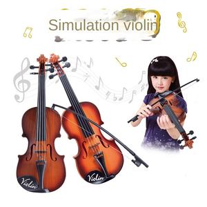 Éveil musical Développement de l'imagination Entraînement auditif Coordination œil-main Jouet violon <span class=keywords><strong>pour</strong></span> enfants Jouet violon - Product Image 1