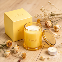 Bocaux à bougies en verre gris vides avec couvercle, personnalisables pour marque privée, 4oz 8oz 10oz 14oz
