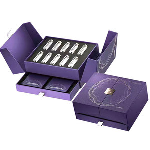 Cao cấp tùy chỉnh UV đặc biệt hộp giấy thiết lập cho chăm sóc da cho bản chất kem và Sơn móng tay Top dưới nắp bao bì tùy biến - Product Image 6