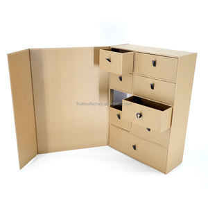 Boîte de <span class=keywords><strong>calendrier</strong></span> de l'avent de Noël bijoux <span class=keywords><strong>calendrier</strong></span> de l'avent de luxe avec logo personnalisé boîte de l'avent cadeau en papier pour bijoux compte à rebours de 25 jours - Product Image 6