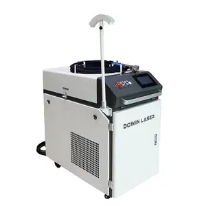 Mesin pembersih laser penghilang karat, mesin pembersih laser 3 dalam 1 Portabel 2mm aluminium 1500w 2000w 3000w