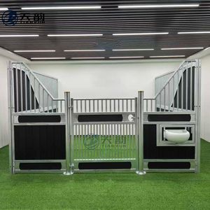 Écurie permanente pour chevaux en acier galvanisé à chaud, style européen personnalisé, pour ferme équestre, avec toit - Product Image 4